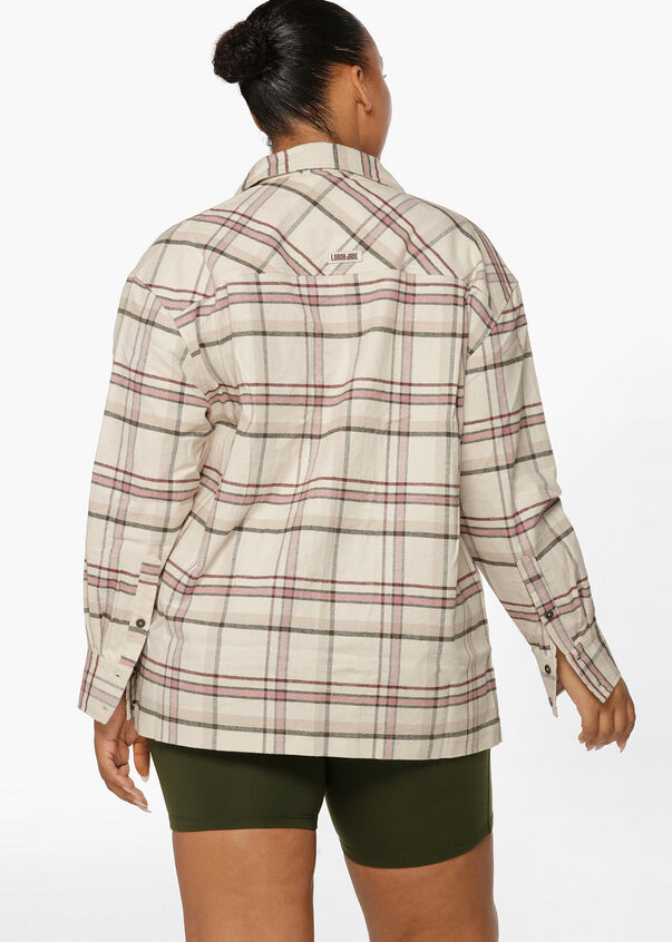 Throw Over Flannel Shirt