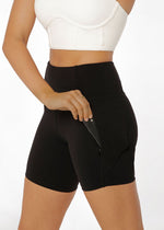 Zip Pocket Recycled Stomach Support 16cm Bike Short